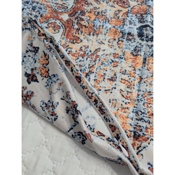 🛋️ Brown Navy Blue Boho Vintage Pillow Covers 20x20 Set of 2 – Home Decor - Picture 6 of 7